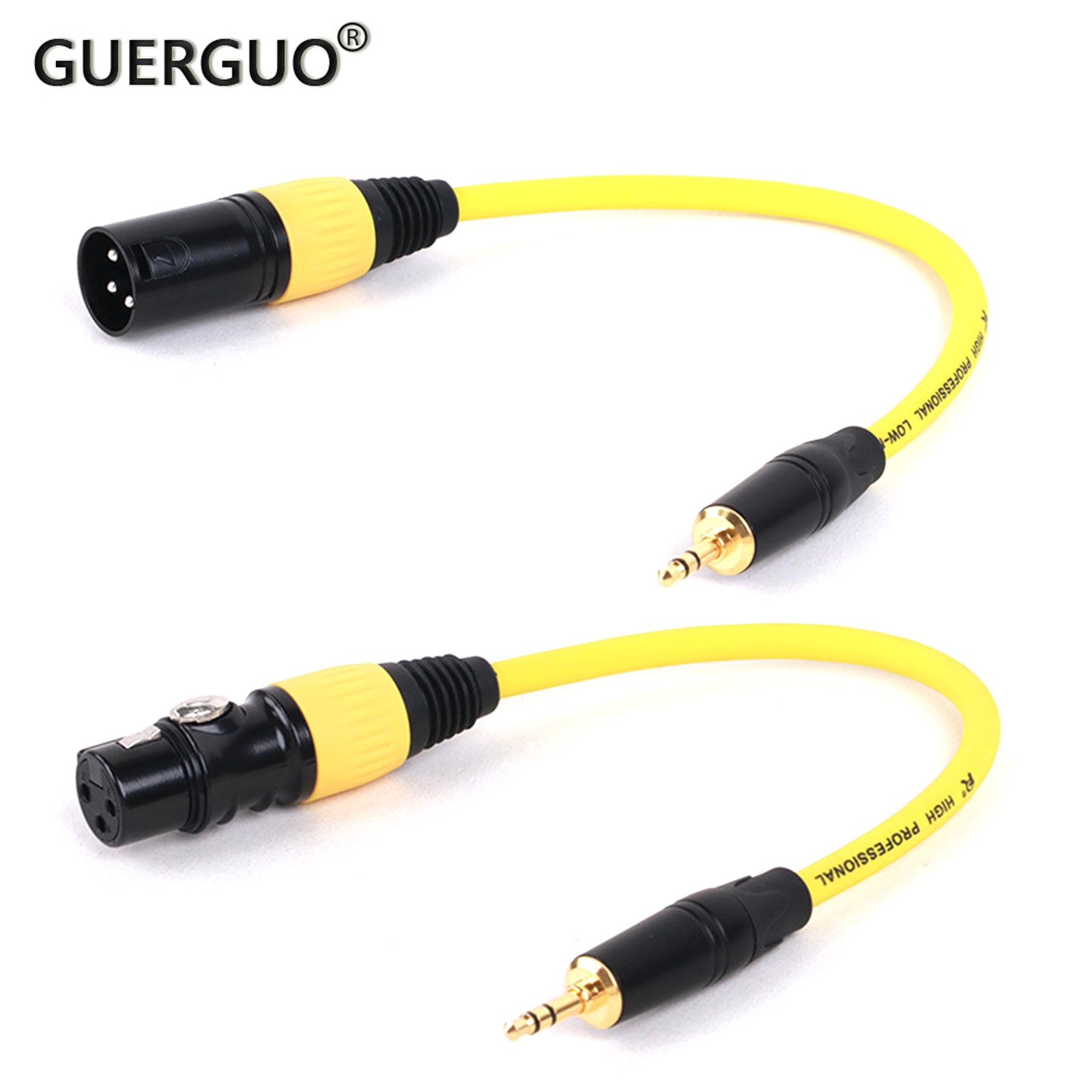 GuerGuo Multi-colored XLR Male - Cable Extension 3.5 ulasan dan harga