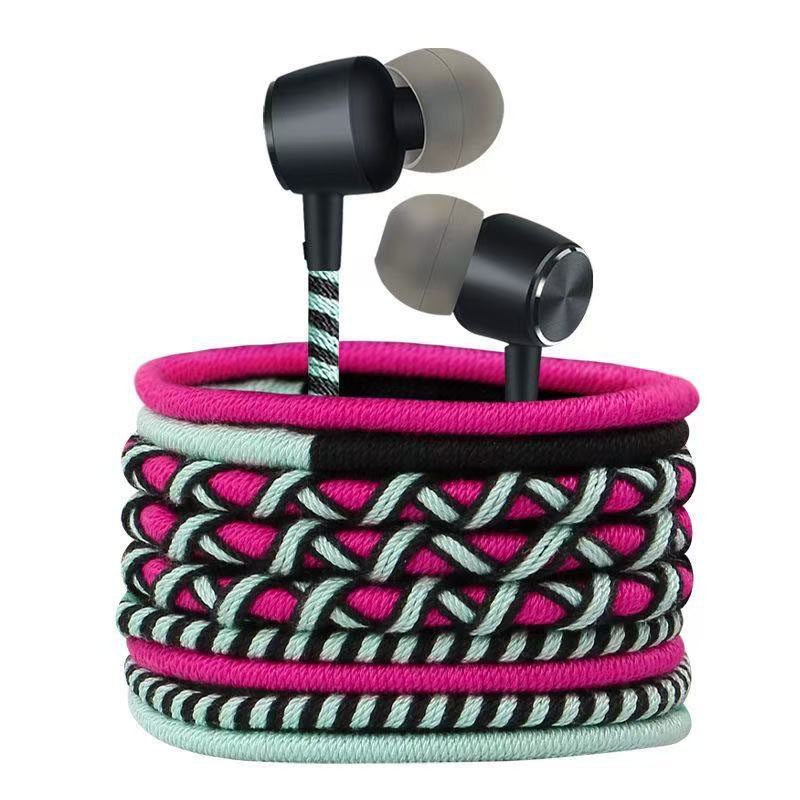 Braided Wired Earphone 3.5mm I - Wired Earphone Mic ulasan dan harga