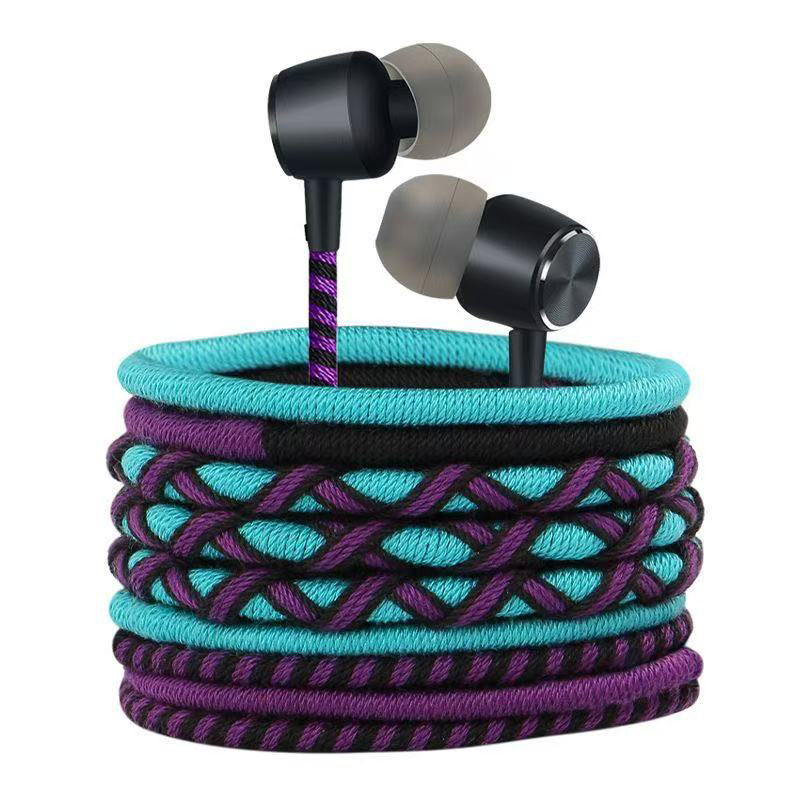Braided Wired Earphone 3.5mm I - Wired Earphone Mic ulasan dan harga